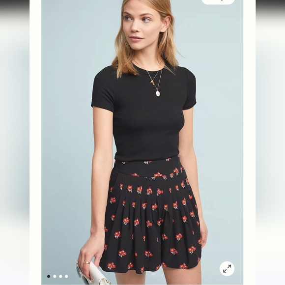 Anthropologie Maeve | Patchwork Pleated Skorts, size S - Picture 1 of 11